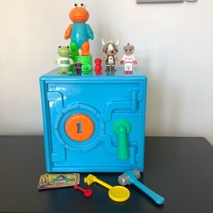 Ryan’s World Super Surprise  Safe Kids Toy Lock Box and Figurines